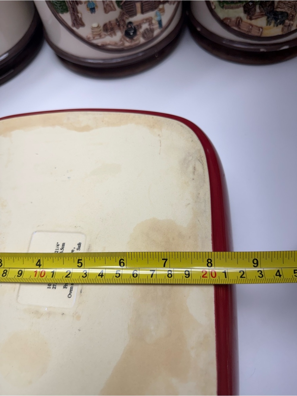 Chantel Rectangle Stoneware Lasagna Baking Dish - Oven to Table 8.75” x 10.5” - Picture 10 of 14